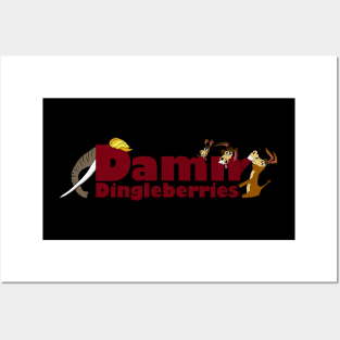 Damn Dingleberries Logo Posters and Art